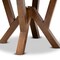 Baxton Studio Irene Walnut Brown Finished 35-Inch-Wide Round Wood Dining Table 169-10899 - alternate 7